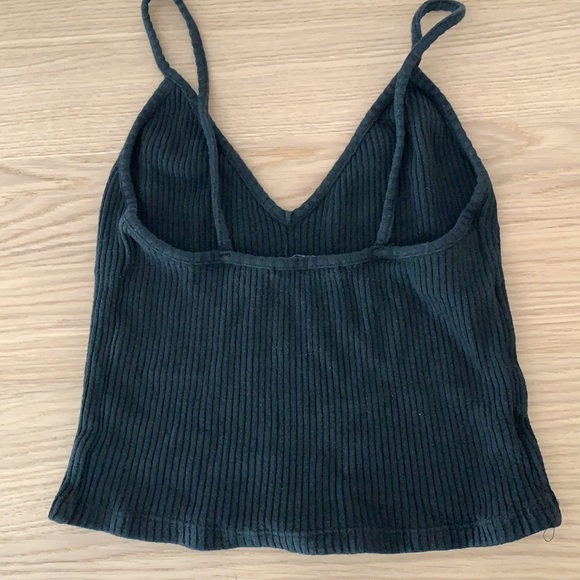 Brandy Melville Black Ribbed Tank - Picture 4 of 4